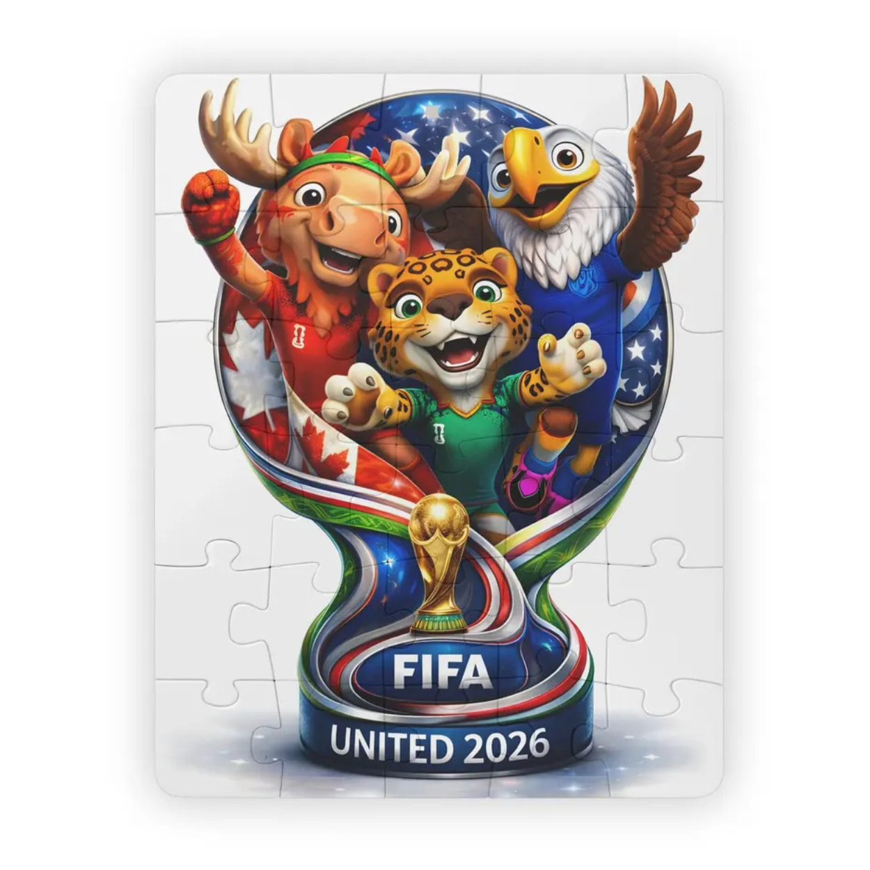 Pack Of 30 Fifa World Cup 2026 Mascots For Kids