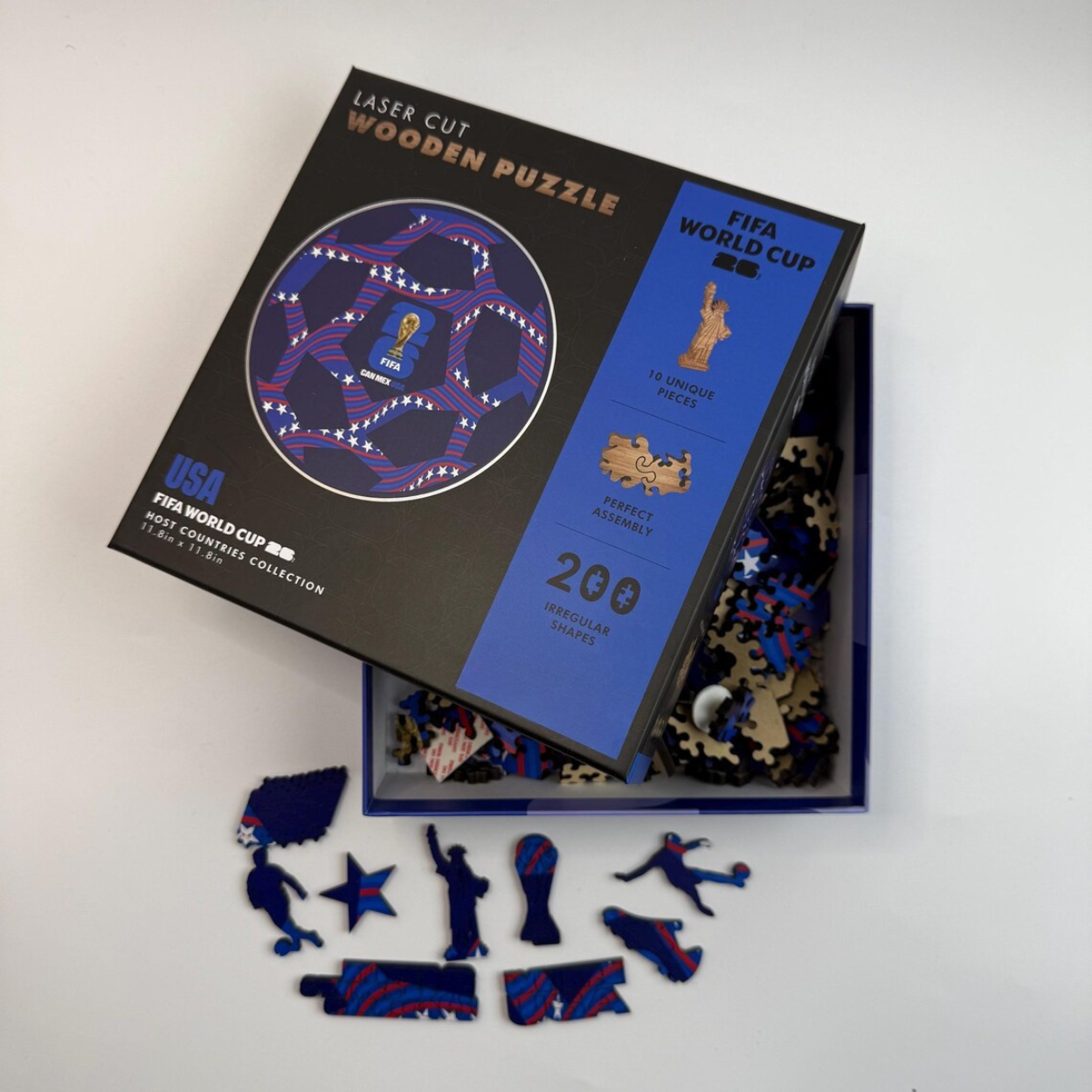 Pack Of 200 FIFA USA Wooden Puzzle