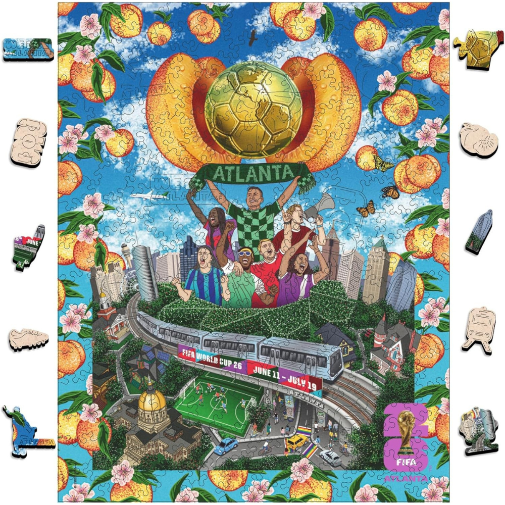 Pack Of 200 FIFA World Cup 2026 Atlanta Puzzle For Adults