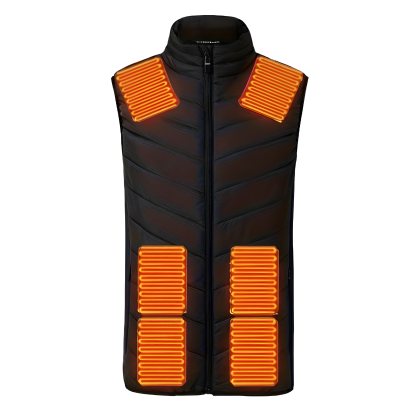 USB Heating Winter Vest With 21 Zones And 4 Switch Controls