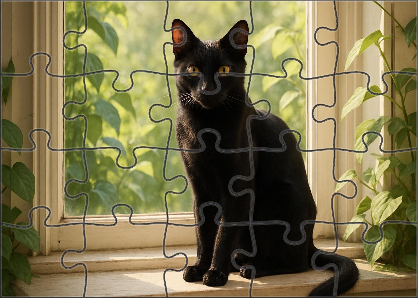 Velvet Shadow Sleek Ebony Cat With Mystical Presence Challenging Puzzles