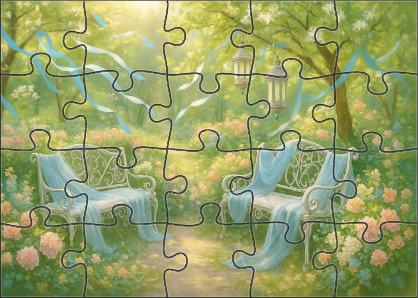 Cerulean Spring Ballet Puzzle Collection