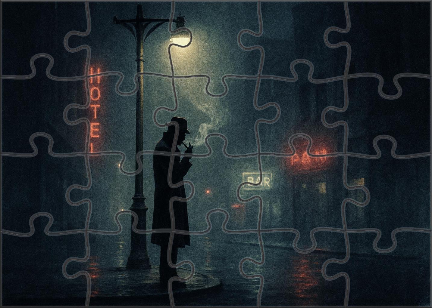 Postmodern Noir Thriller Shadowed Motives And Urban Mystique Puzzle Fun