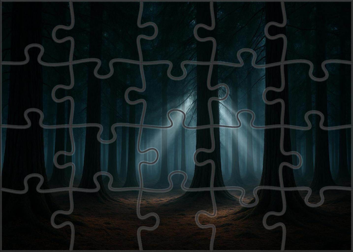 Dusky Cedar Hollow Premium Puzzle Pieces