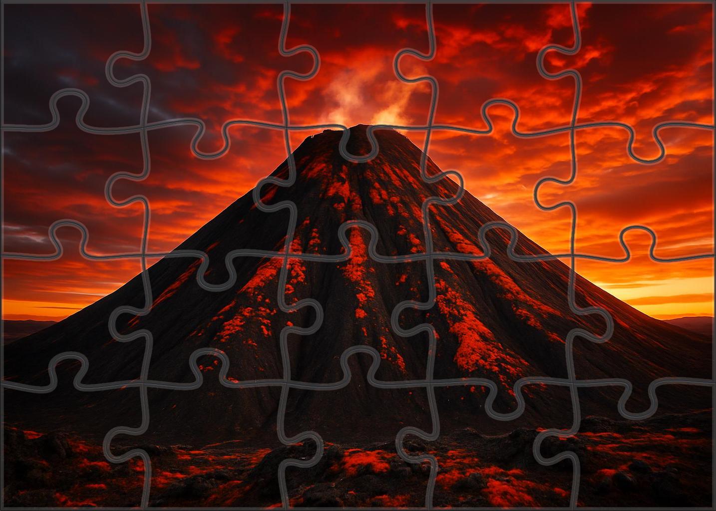 Sunfire Volcanic Cone 200 Piece Puzzle