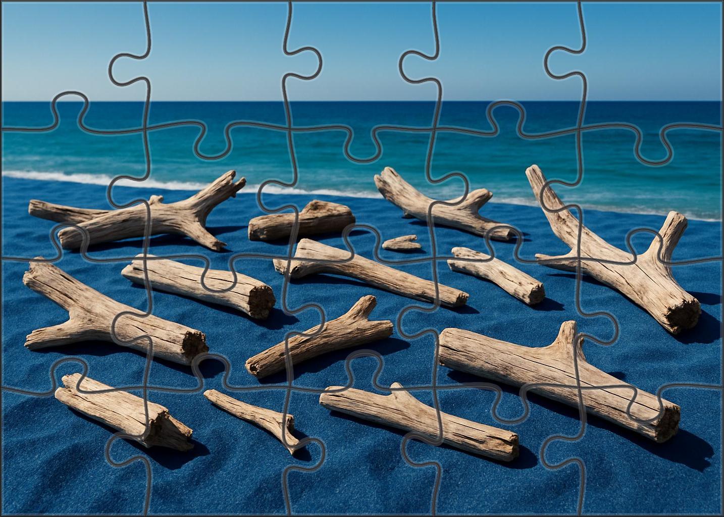 Azure Driftwood Point 50 Piece Puzzle