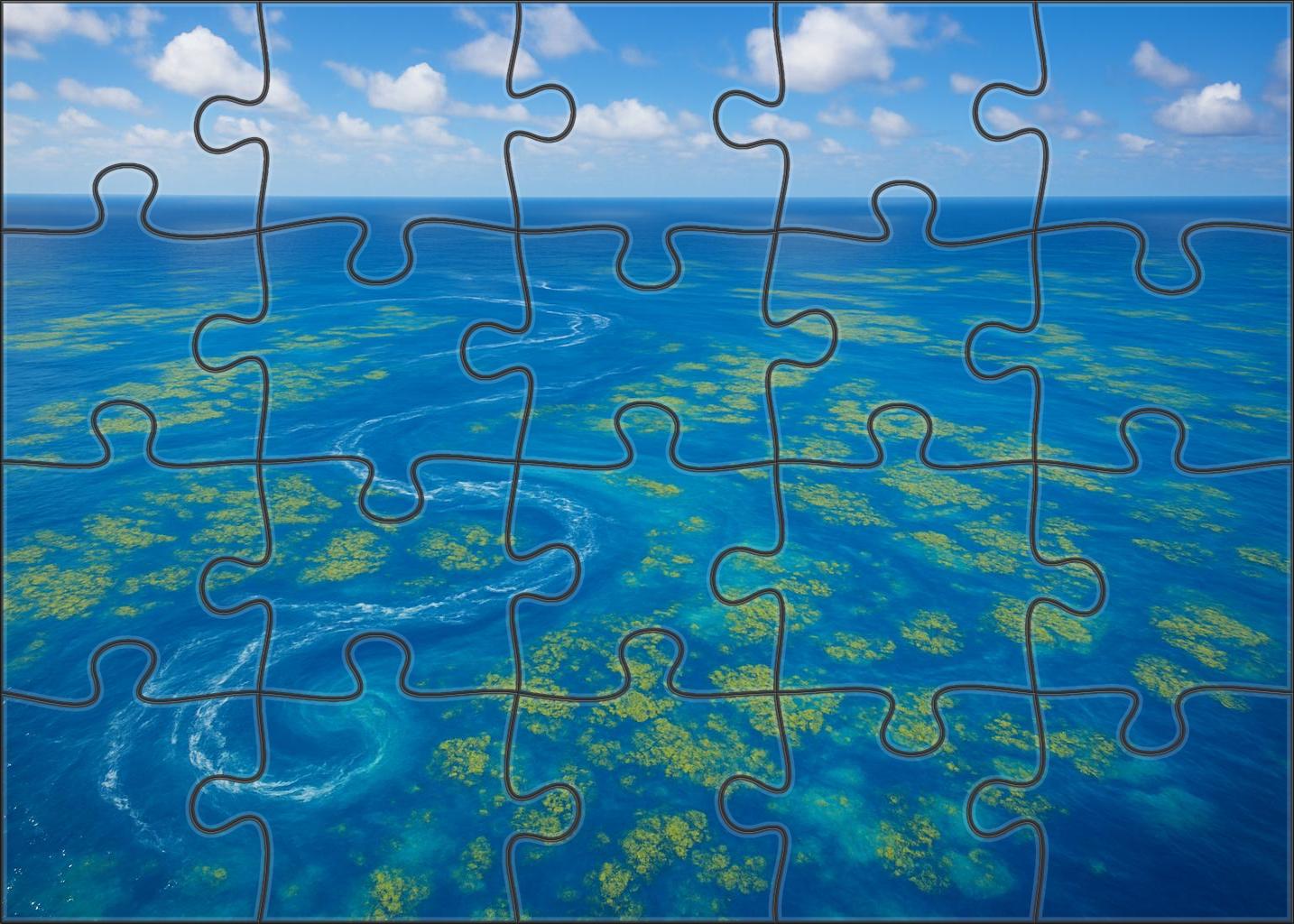 Sapphire Upwelling Zone Cool Nutrient-rich Currents Spark Life Challenging Puzzles