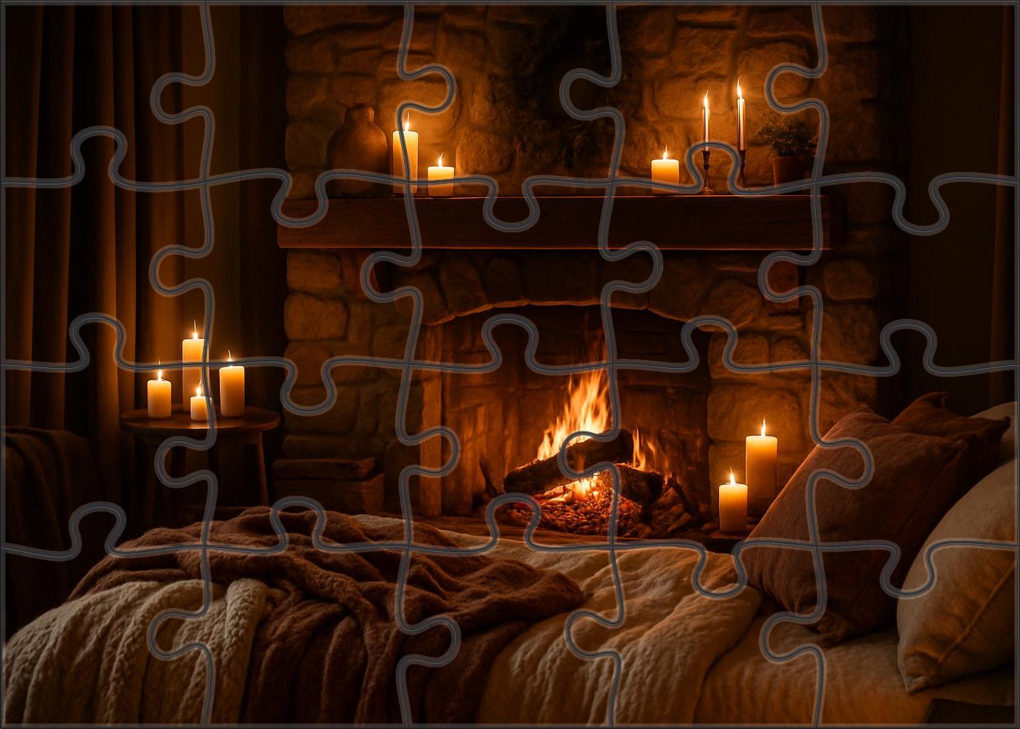 Cozy Hearthside Gathering Puzzle For Adults