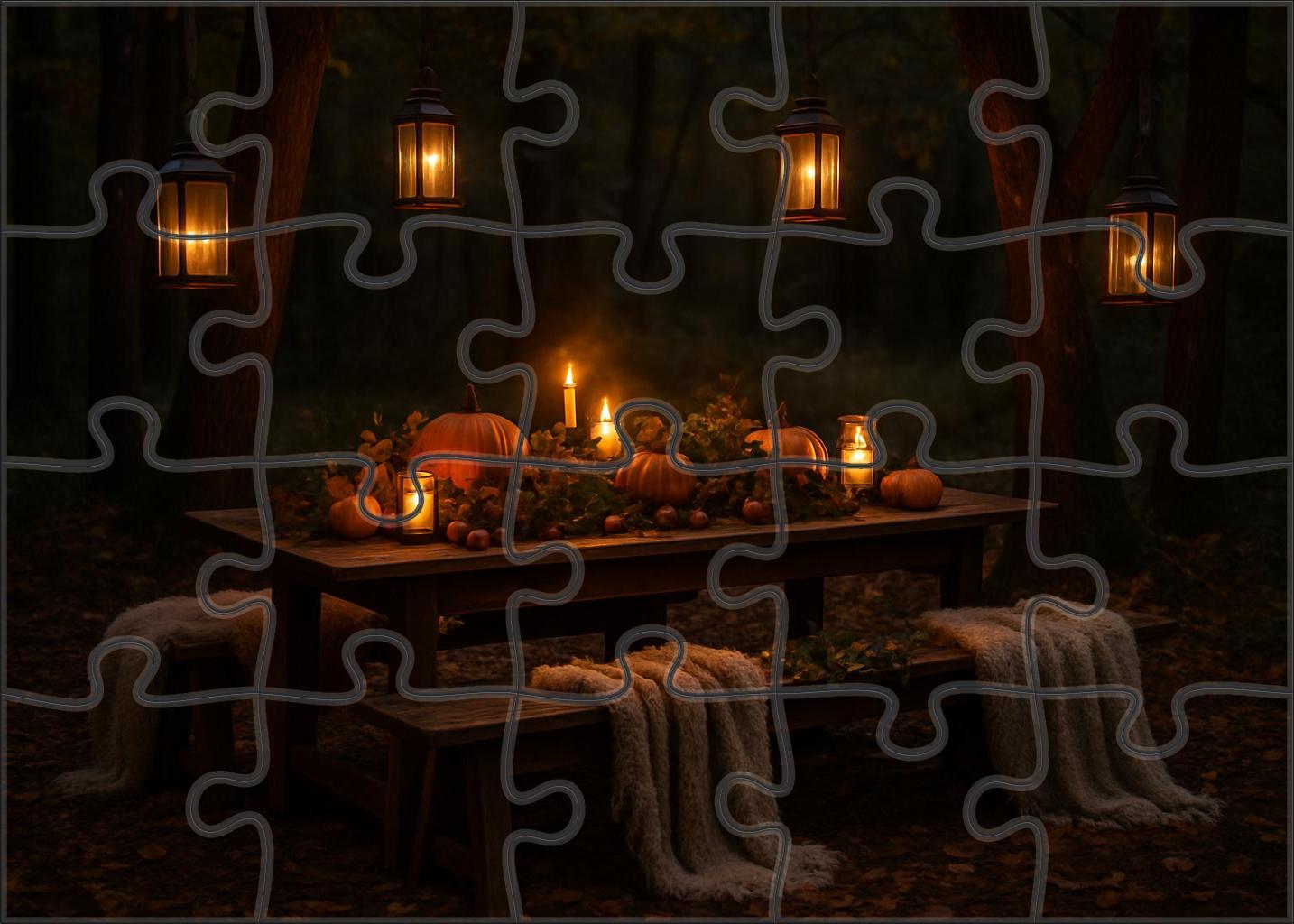 Amber Woodland Feast Family Puzzles