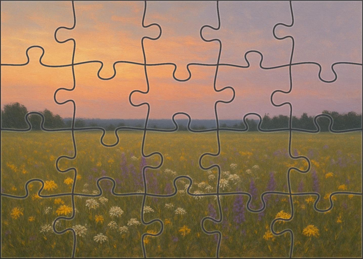 Twilight Meadow Overlook 20 Piece Puzzle
