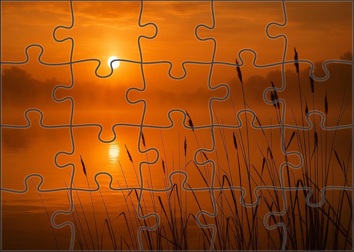 Golden Hour Mirage Puzzle For Kids