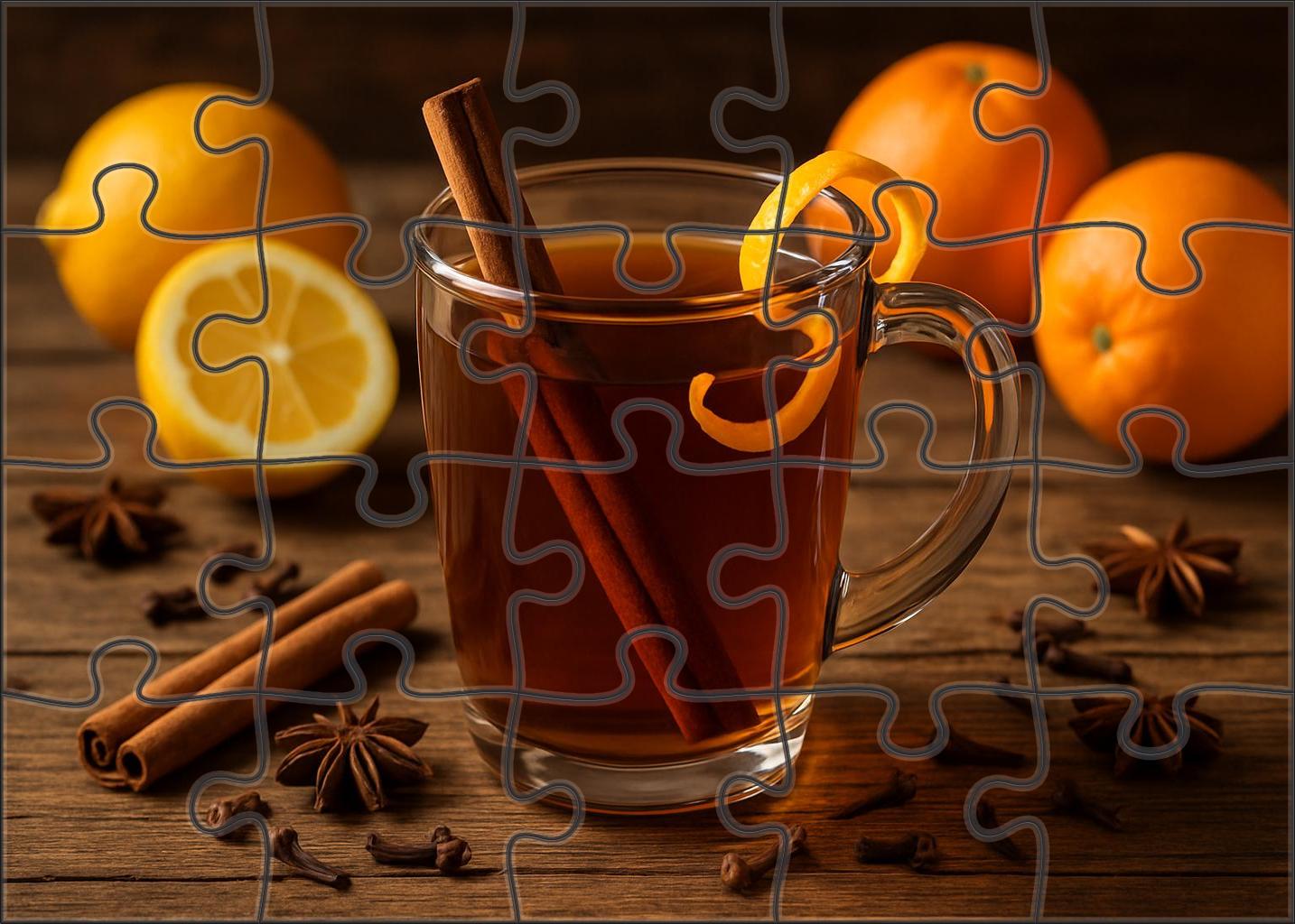 Herbal Citrus Chai Puzzle Fun
