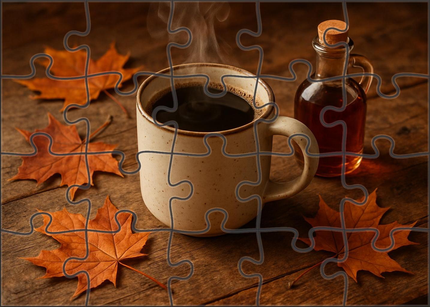 Maple Bourbon Coffee Blend 500 Piece Puzzle