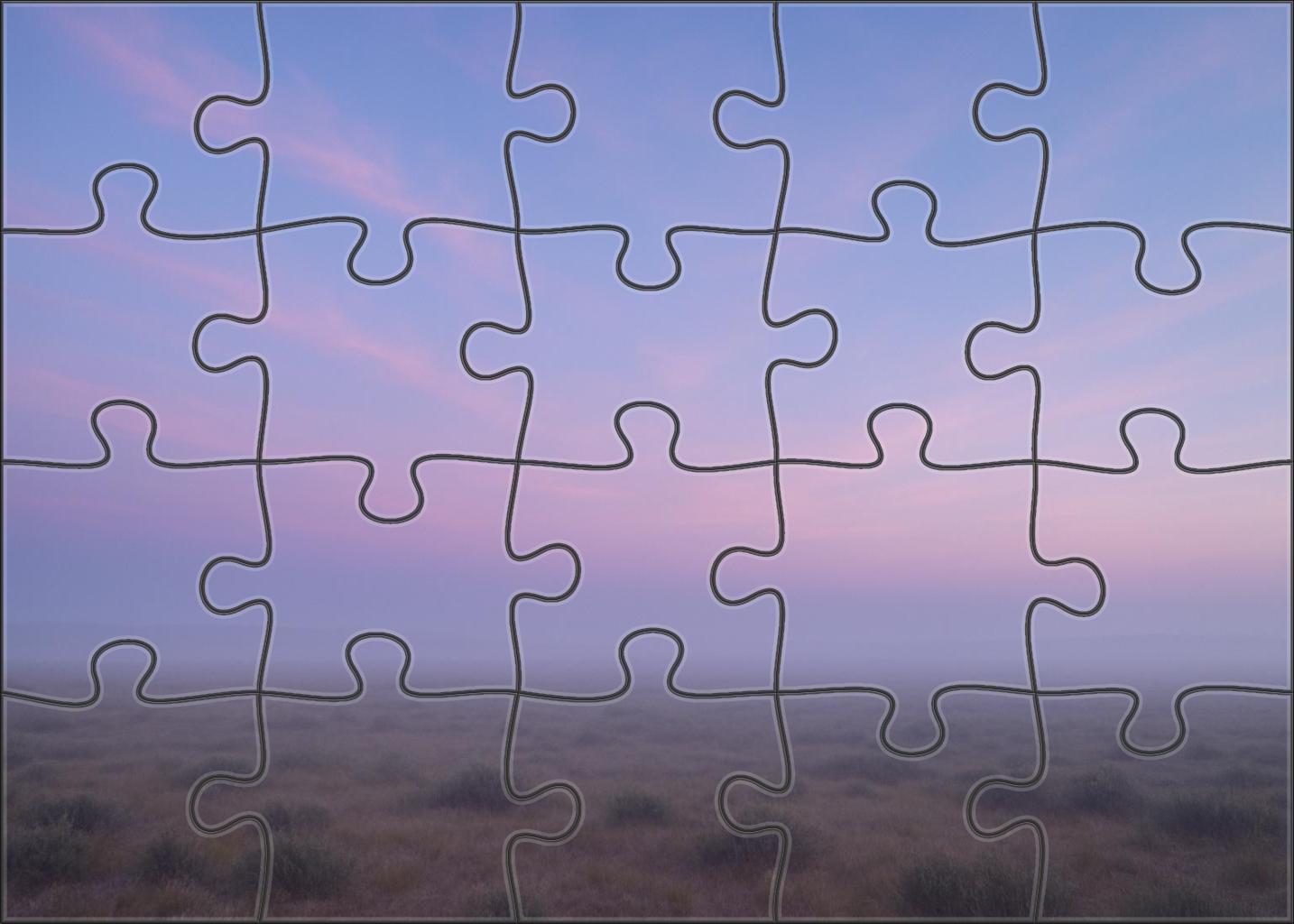 Mist-kissed Pastel Expanse 200 Piece Puzzle