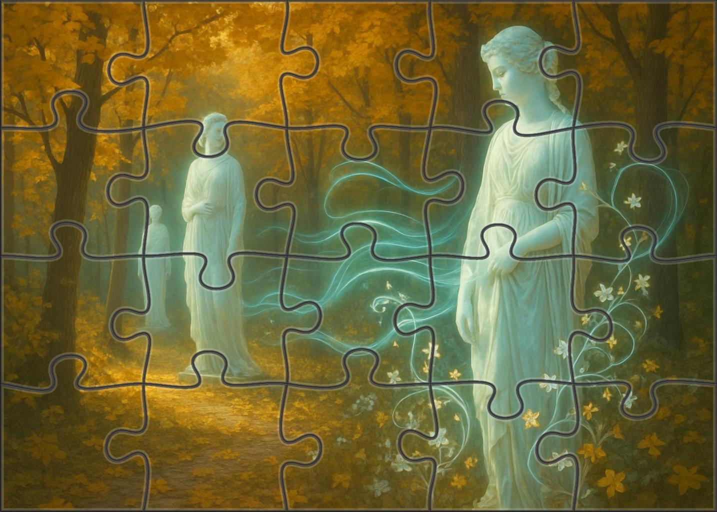 Whispering Marble Grove 500 Piece Puzzle