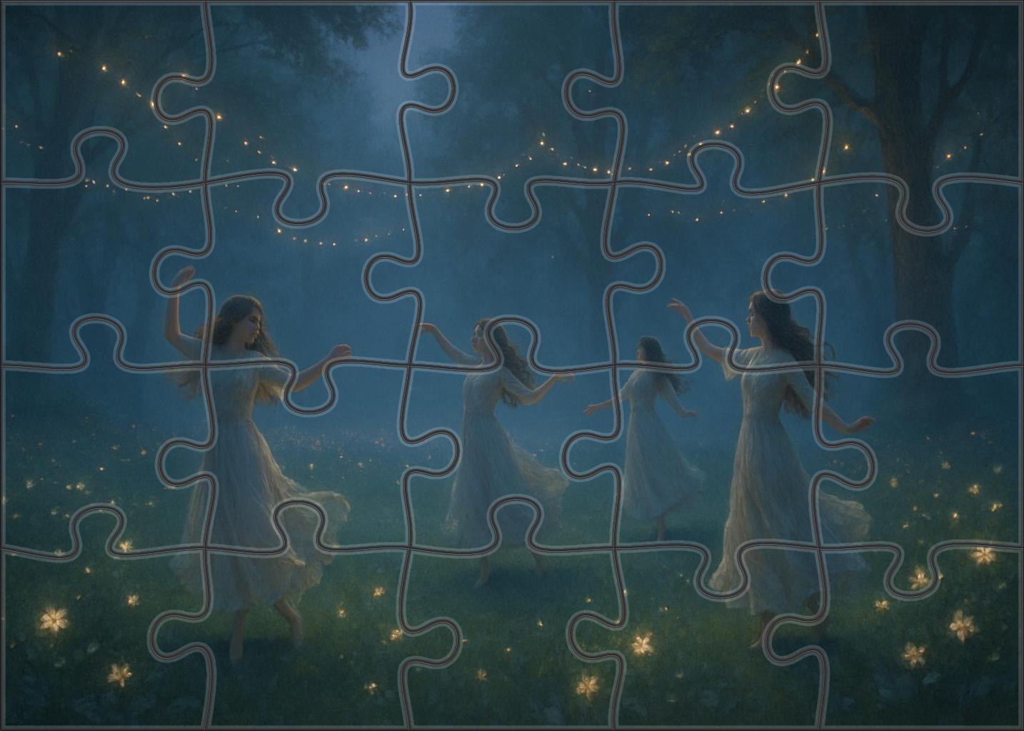 Dream Pop Fantasy Ethereal Soundscapes And Whimsical Imagery 50 Piece Puzzle