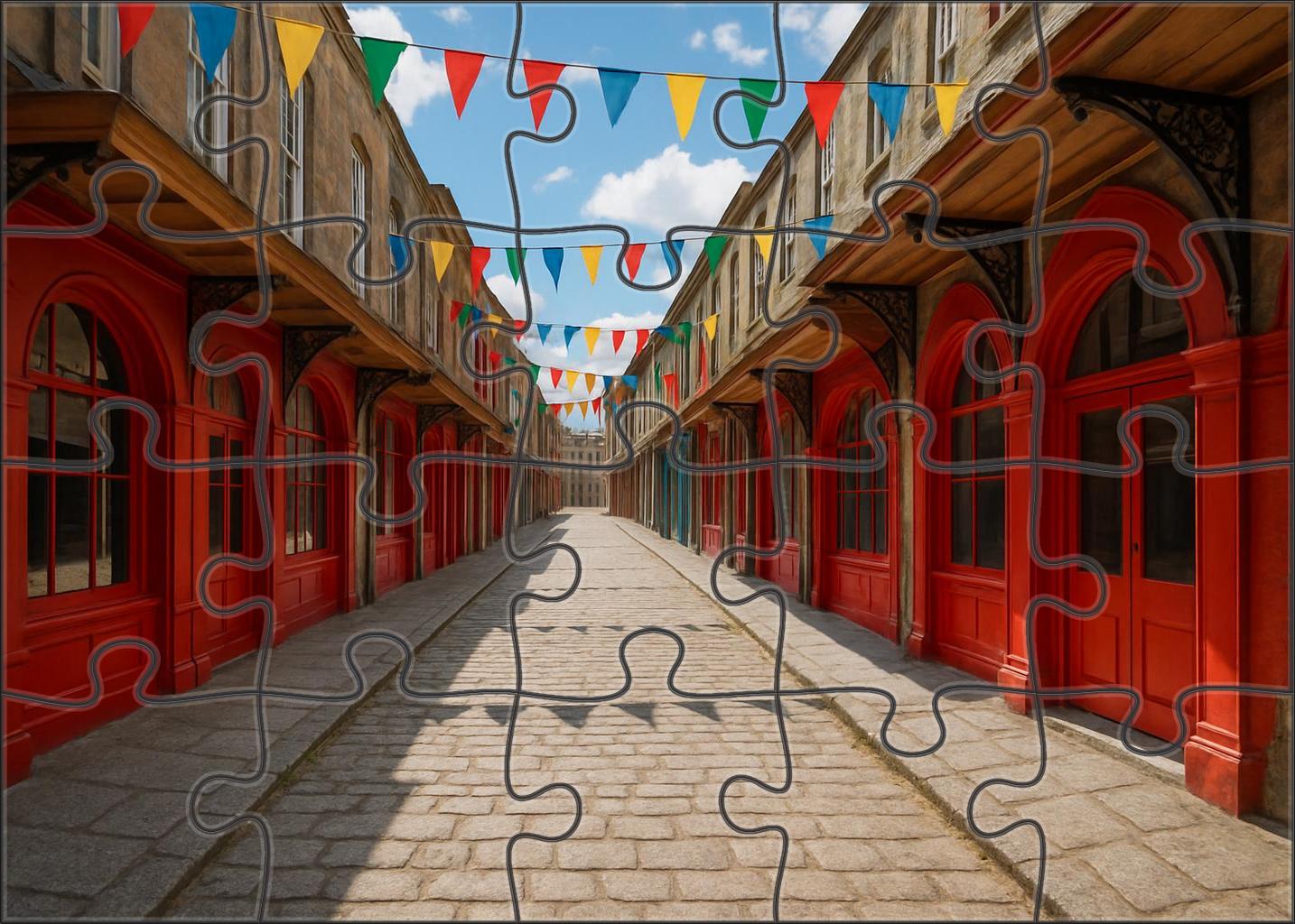 Crimson Archway Boulevard 200 Piece Puzzle