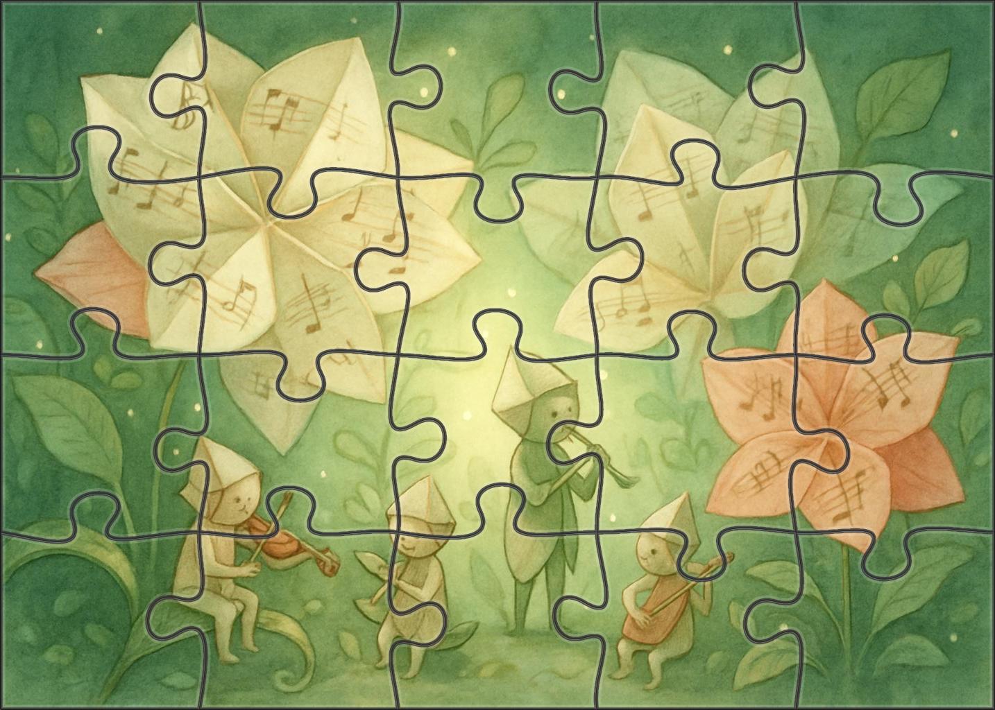 The Paper Garden Orchestra 200 Piece Puzzle