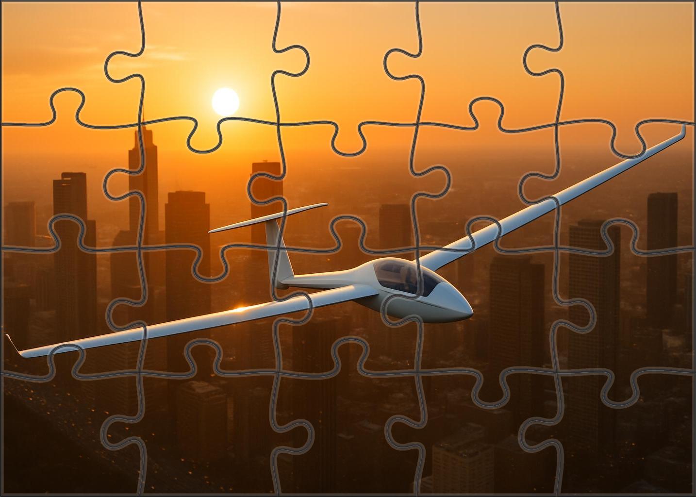 Compact Urban Air Glider 100 Piece Puzzle