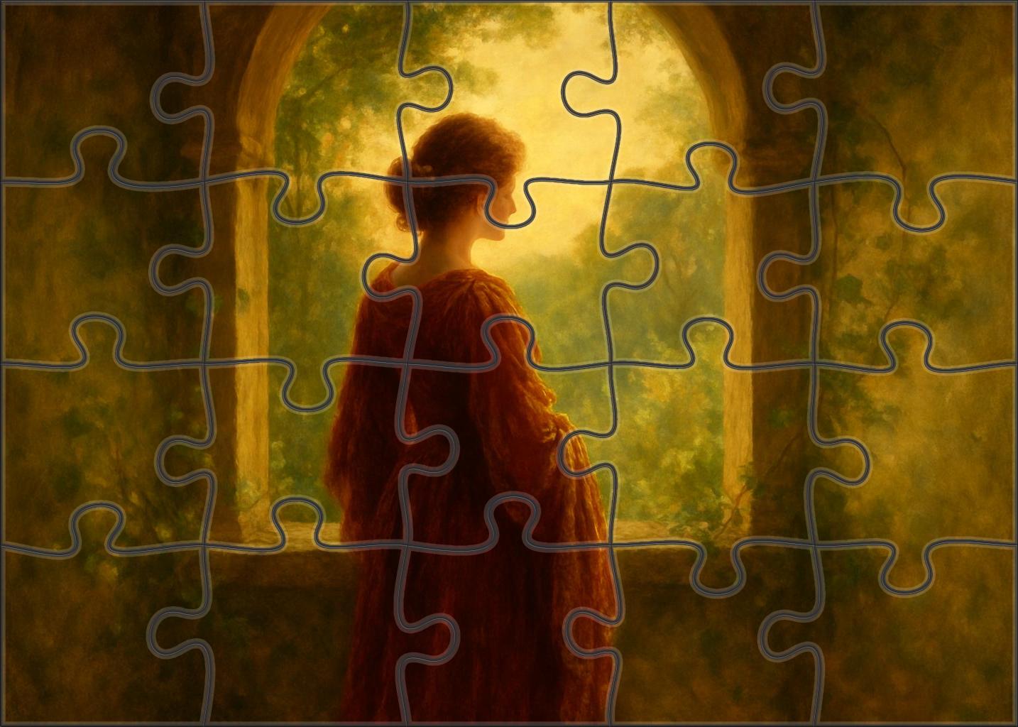 The Lady Of Shalott 200 Piece Puzzle