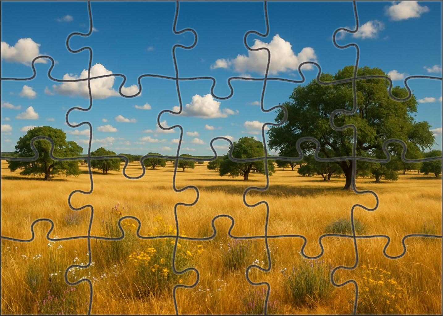 Golden Prairie Flats Puzzle For Kids