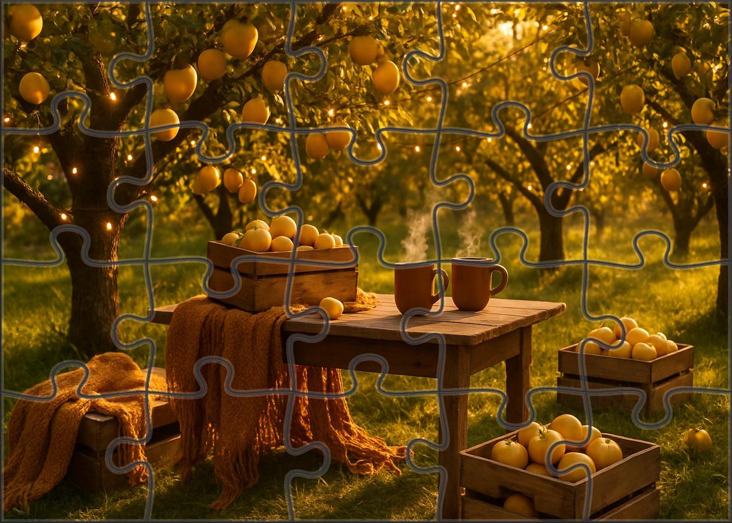Golden Orchard Gathering Puzzle Collection