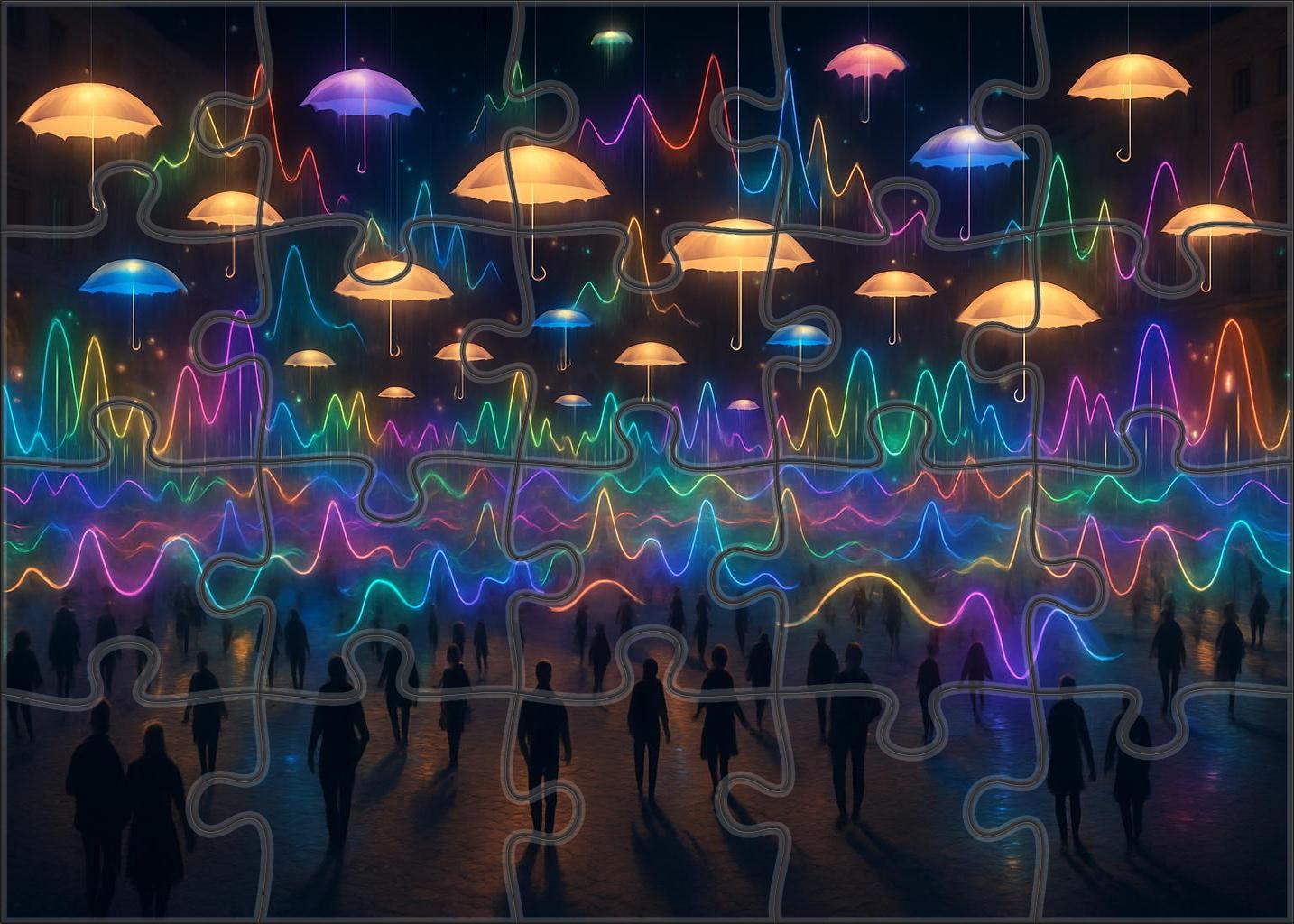 The Umbrella Orchestra 500 Piece Puzzle