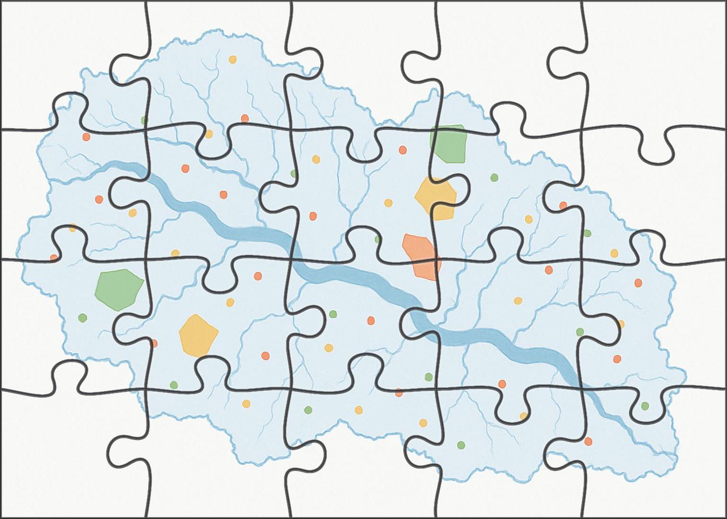 River Basin Water Quality Indicators 500 Piece Puzzle