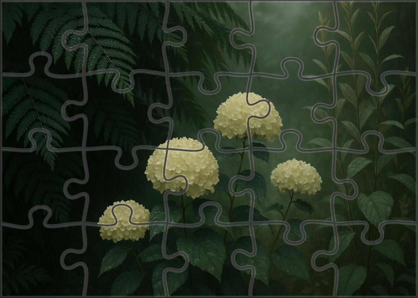 Twilight Fern And Bloom Nook 200 Piece Puzzle