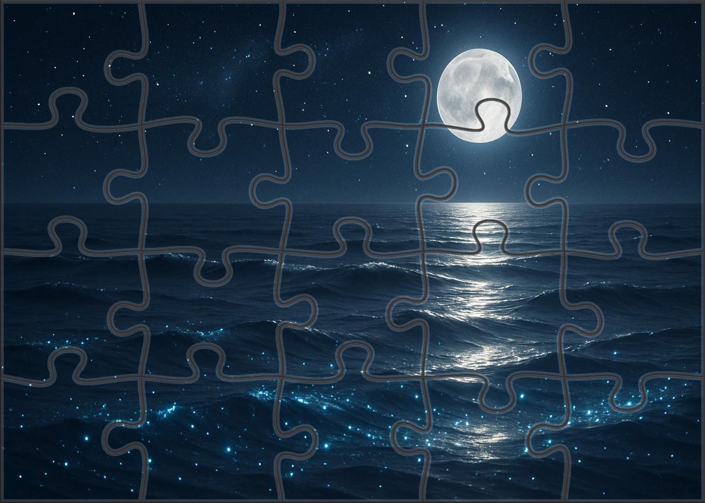 Silver Moonlight Swell 300 Piece Puzzle