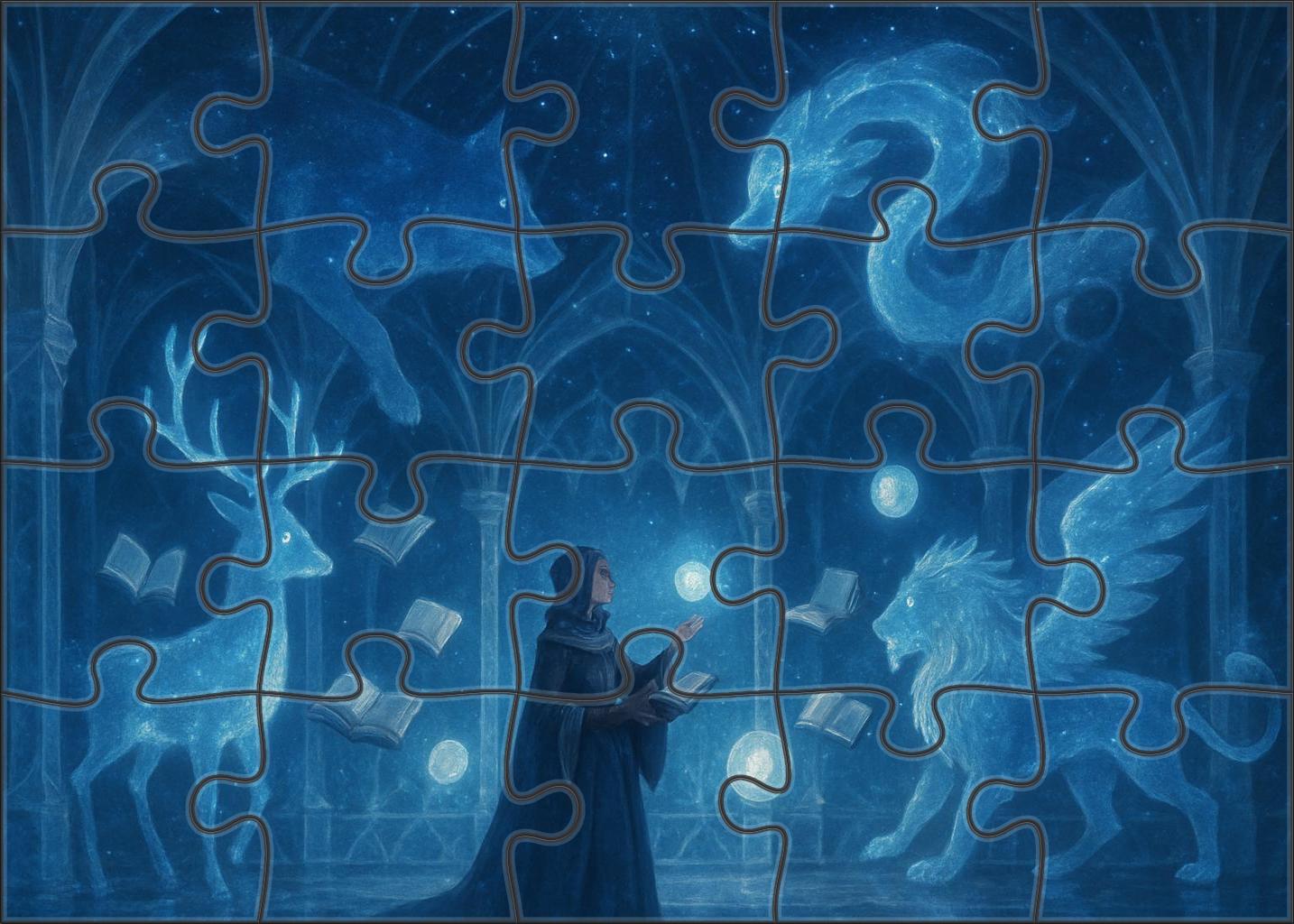 The Astral Menagerie Of The Celestial Archivist 300 Piece Puzzle