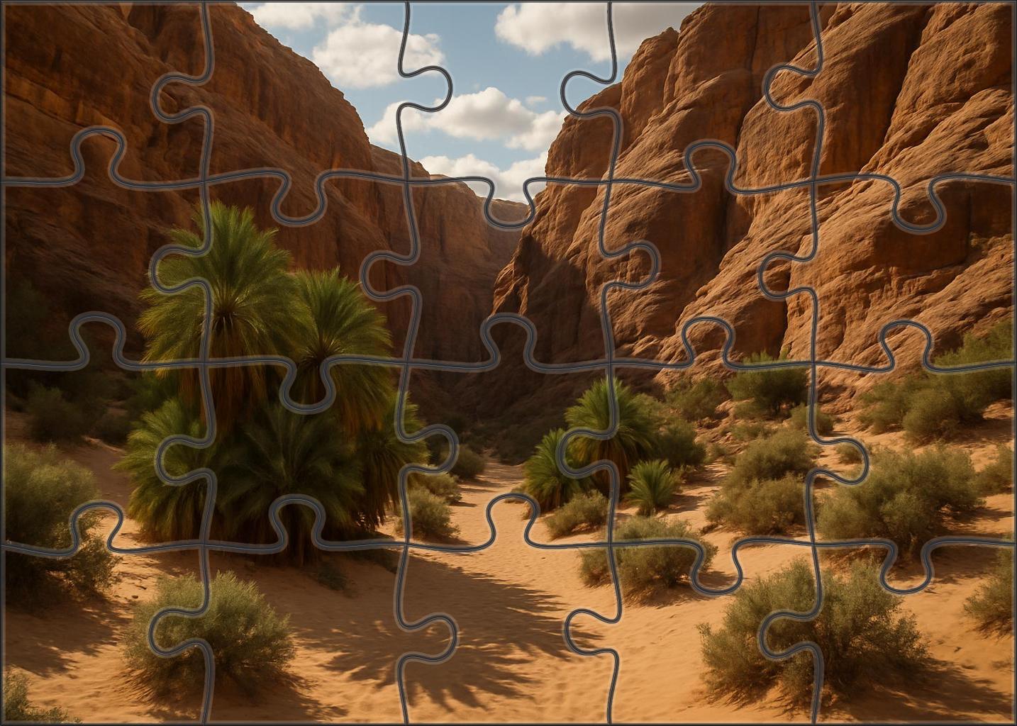 Hidden Wadi Refuge 300 Piece Puzzle