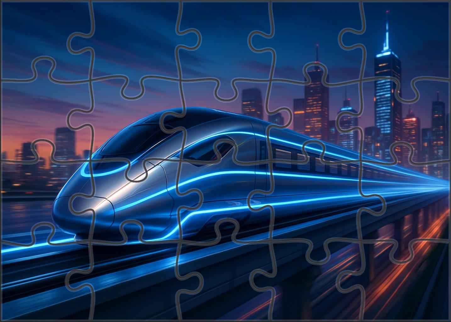 Celestial Maglev Flyer Ultra-fast Transportation Puzzle For Adults