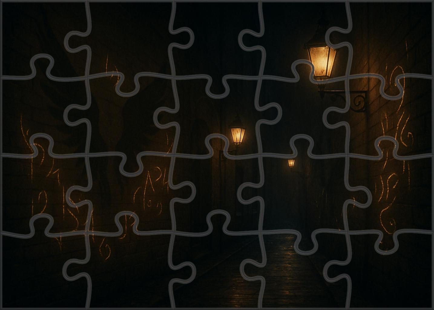 Modern Fantasy Urban Legends Mythical Creatures In Concrete Jungles 20 Piece Puzzle