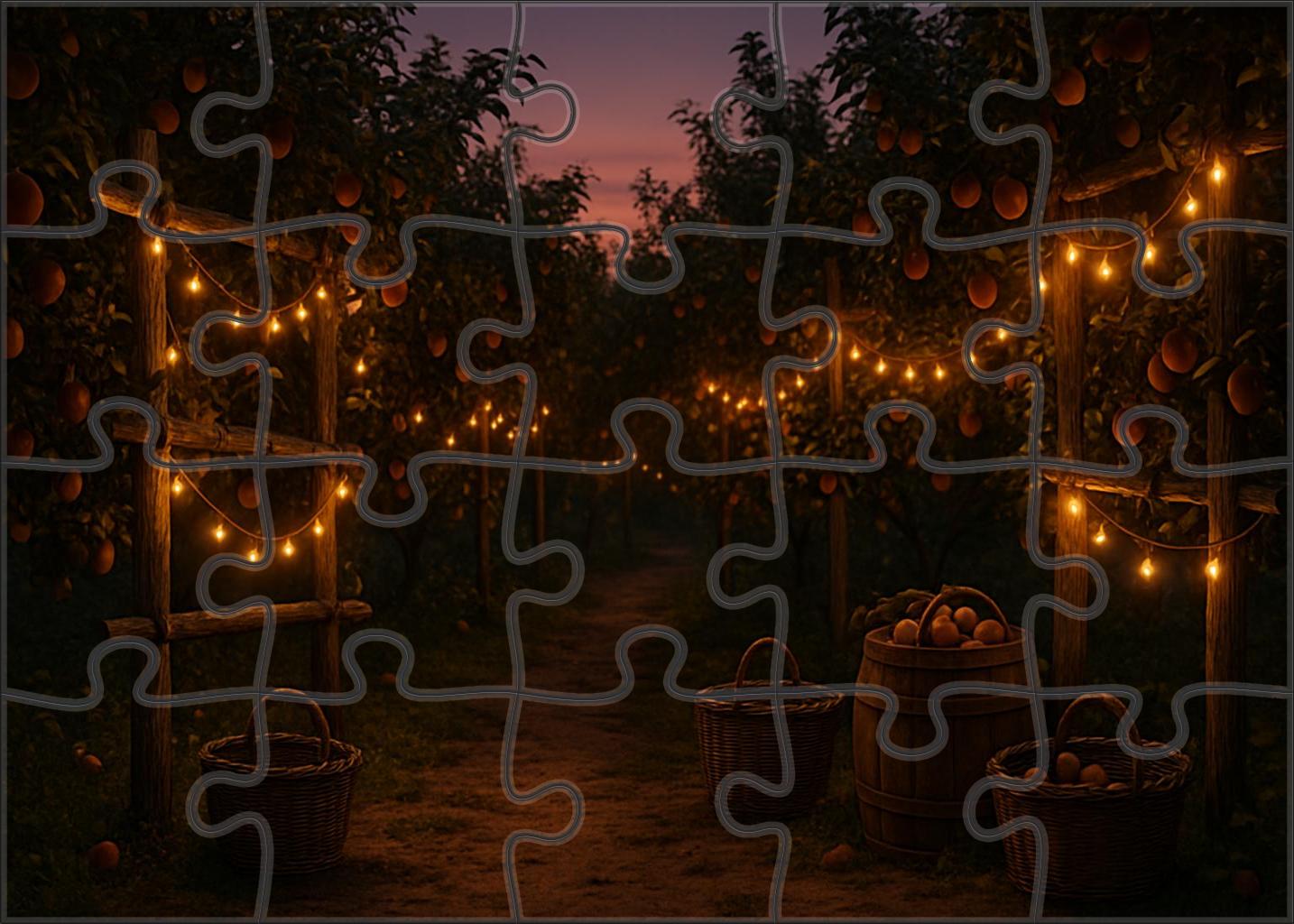 Golden Orchard Twilight Family Puzzles
