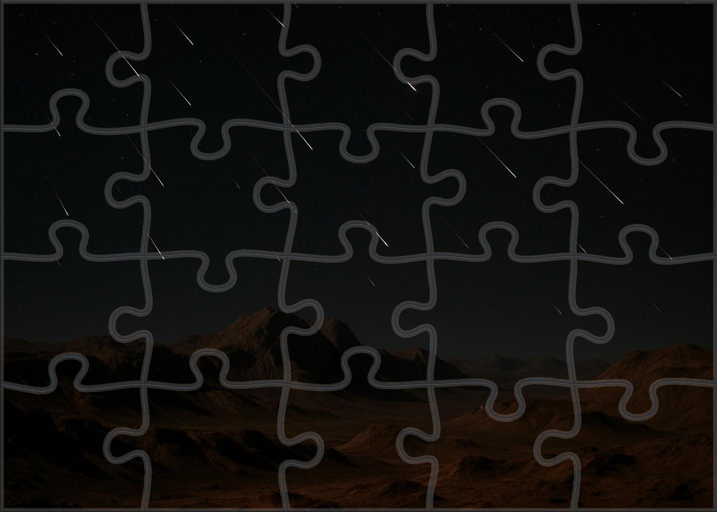 Obsidian Meteor Shower 20 Piece Puzzle