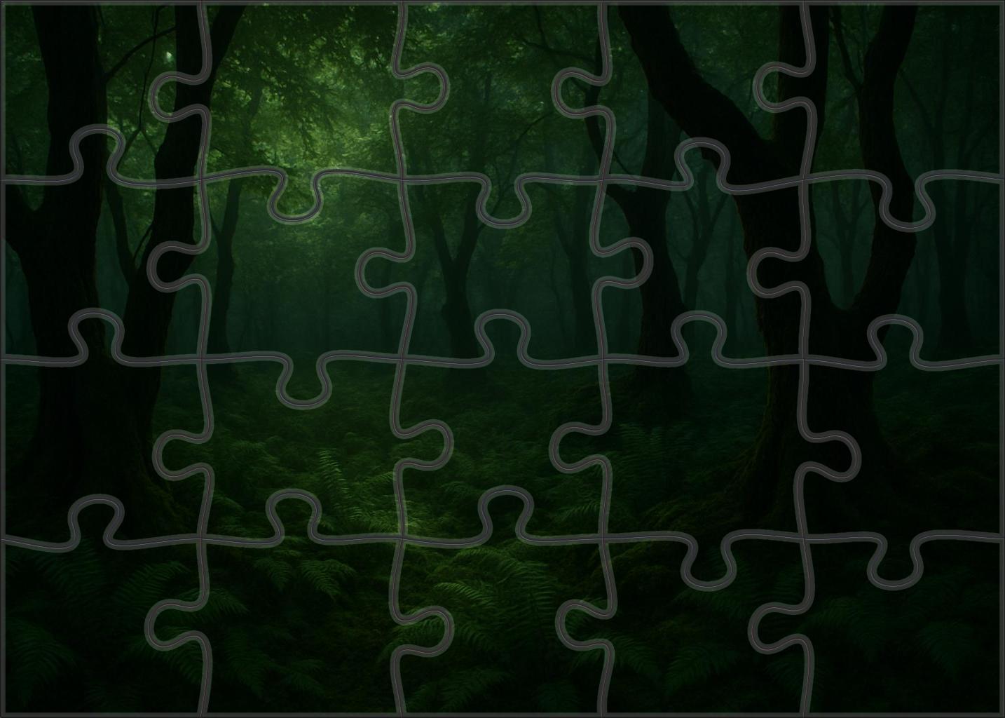 Dusky Fernwood Passage Puzzle For Kids