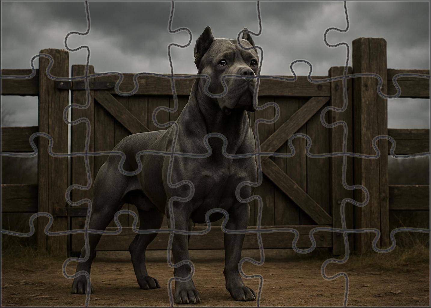 Slate Sentinel Custom Jigsaw Puzzle