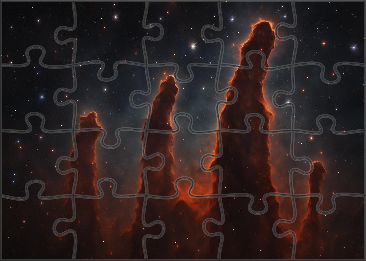 Ionized Gas Pillars 1000 Piece Puzzle