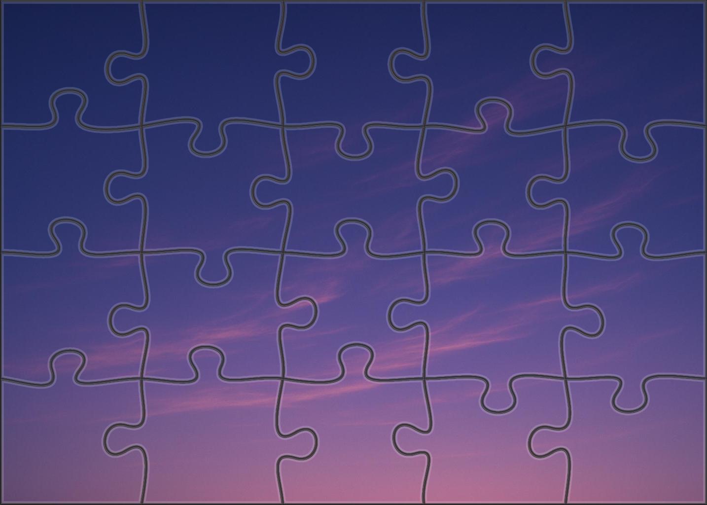 Indigo Twilight Veil Puzzle Collection