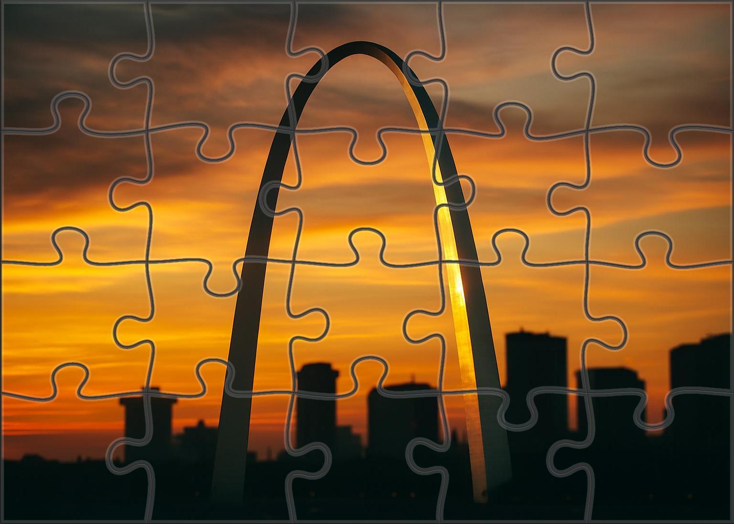 The Gateway Arch St Louis Usa Recognized By 7420 Globally As A Monument To Westward Expansion Unique Puzzle Design