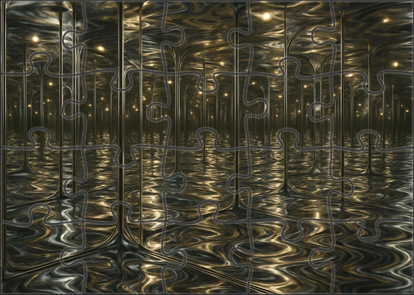 Mirrored Labyrinth Of Vanishing Paths Puzzle For Kids