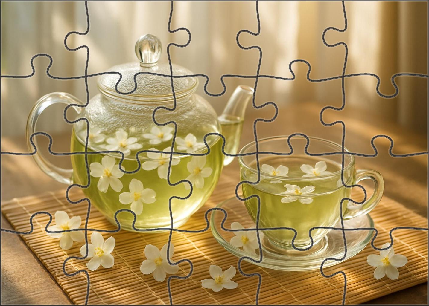 Jasmine Breeze Green Tea Puzzle For Kids