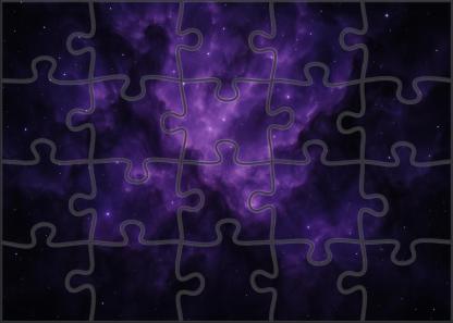 Deep Violet Star Nursery 200 Piece Puzzle