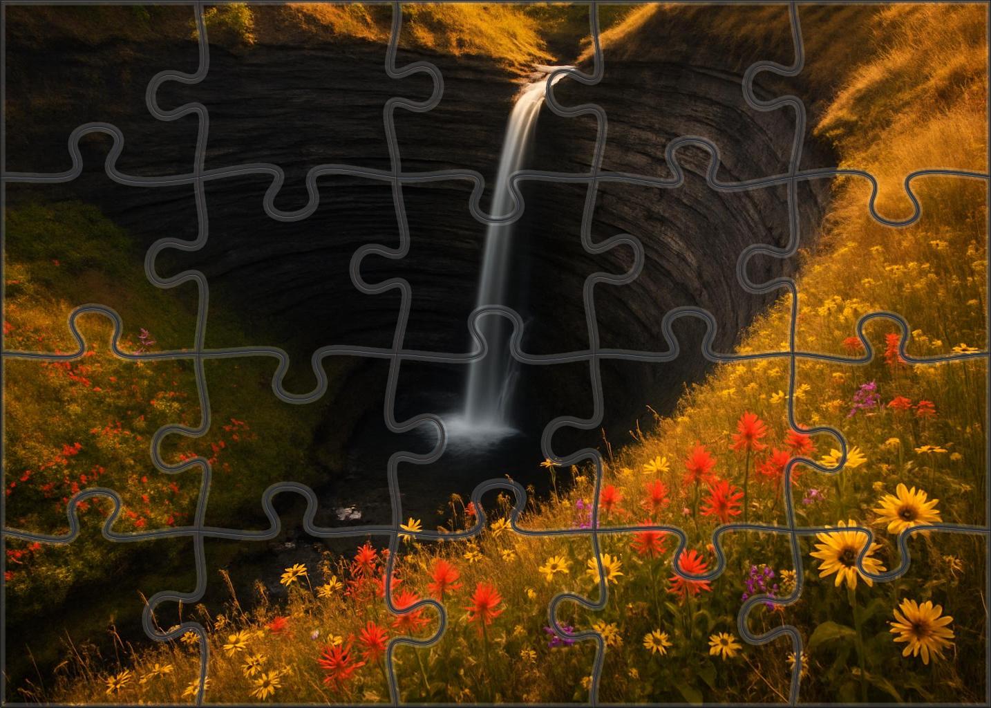 Serpentine Flow Drop Puzzle For Adults