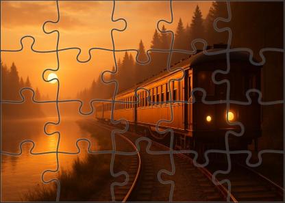 Sunrise Panorama Sleeper Easy Puzzles