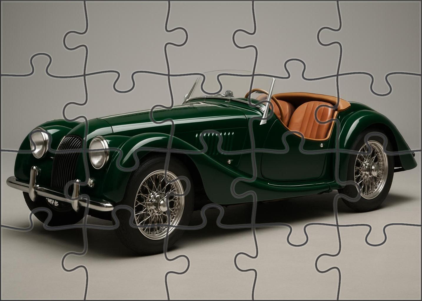 Dartmoor Falcon 420 Vintage-inspired Lightweight Sports Car Family Puzzles