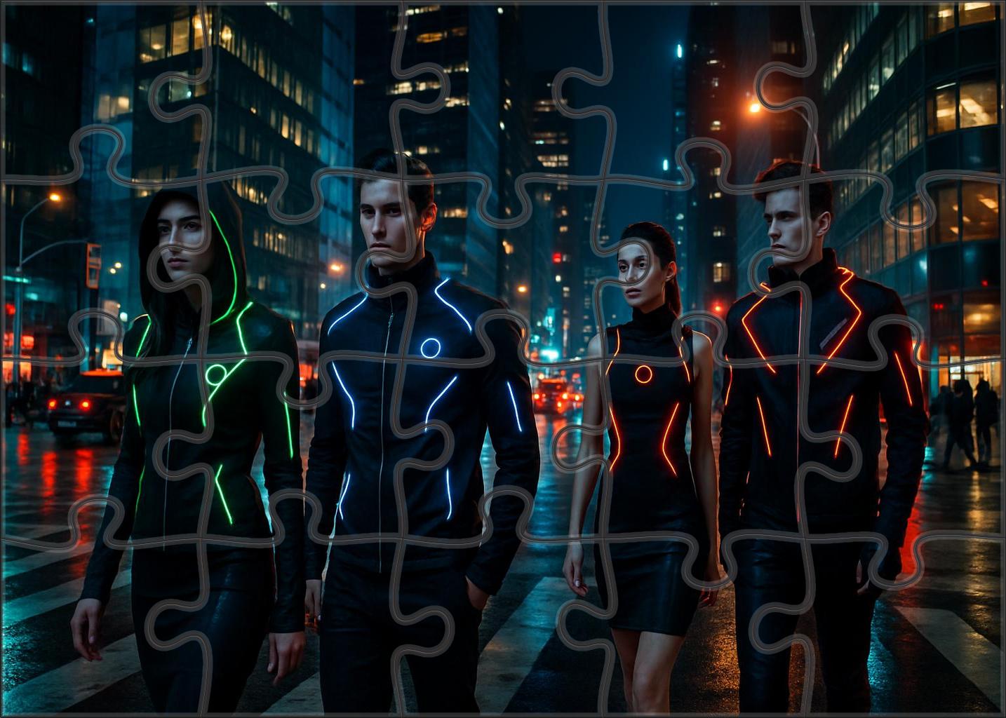 Streetwear Futurism Bold Urban Fashion With Tech-infused Details Puzzle Challenge