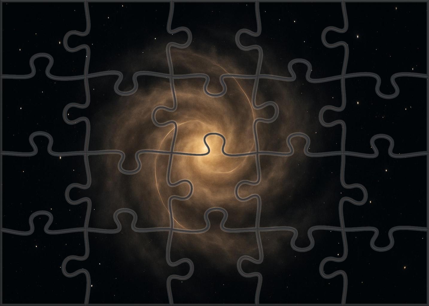 Celestial Spiral Dust Cloud 100 Piece Puzzle