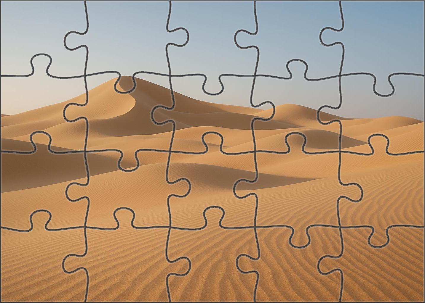 Golden Veil Basin Soft Sands Draped In Morning Light 500 Piece Puzzle